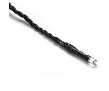 Гирлянда Twinkly Smart LED Strings AWW 400, BT + WiFi, Gen II, IP44, кабель ч (TWS400GOP-BEU)