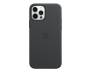 Чехол для Apple iPhone 12/12 Pro Leather Case with MagSafe Black Copy