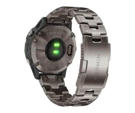 Смарт-часы Garmin quatix 6 Titanium Grey with Titanium Band (010-02158-95)