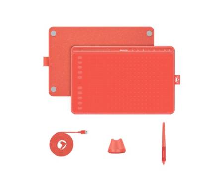 Huion Графический планшет Huion HS611 Coral red