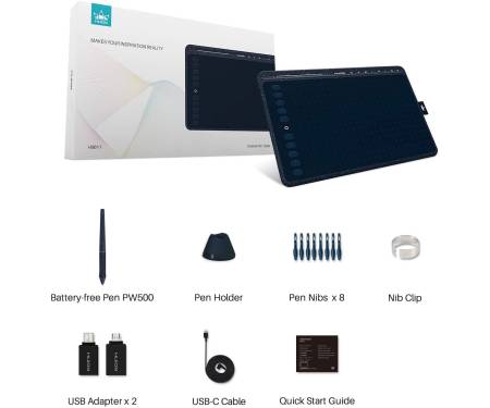 Huion Графический планшет Huion HS611 Starry blue