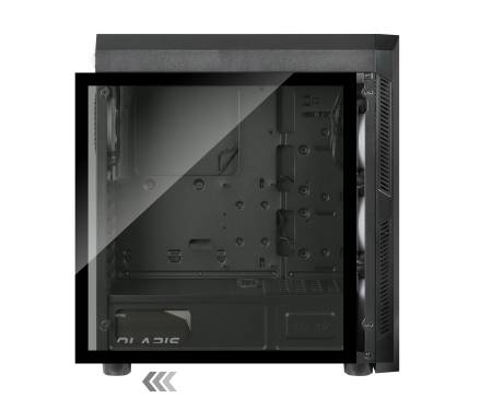 Chieftec Gaming Scorpion III Tempered Glass Edition, без БЖ