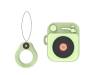 Чехол для Airpods Silicon case Gramophone Green