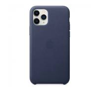 Чехол для Apple iPhone 11 Pro Leather Case Midnight Blue Copy