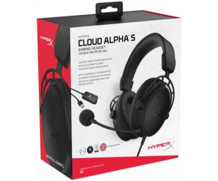 Наушники HyperX Cloud Alpha S Blackout (HX-HSCAS-BK/WW)