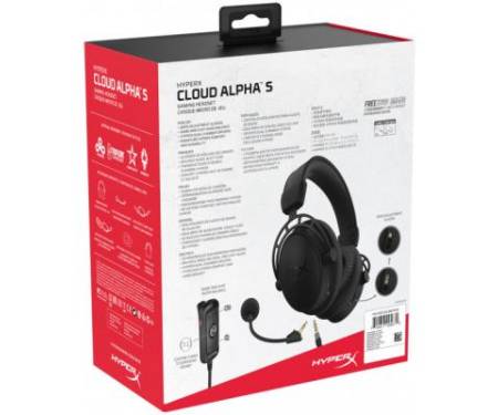 Наушники HyperX Cloud Alpha S Blackout (HX-HSCAS-BK/WW)