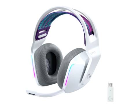 Наушники Logitech G733 LIGHTSPEED Wireless RGB WHITE (981-000883)