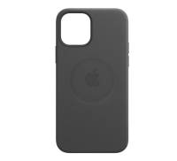Чехол для Apple iPhone 12/12 Pro Leather Case with MagSafe - Black (MHKG3)
