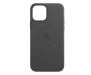 Чехол для Apple iPhone 12/12 Pro Leather Case with MagSafe - Black (MHKG3)