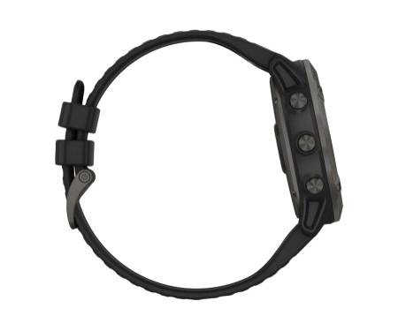 Спортивные часы Garmin Fenix 6X Pro Solar Titanium Carbon Grey DLC with Black Band (010-02157-21)
