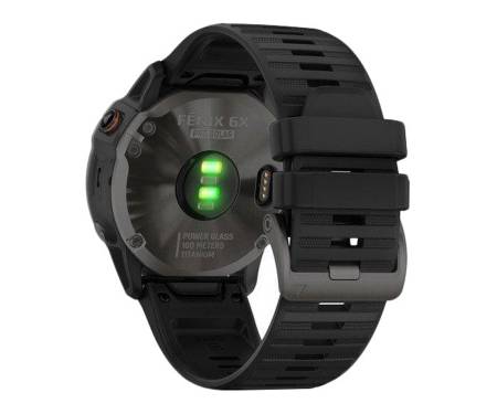Спортивные часы Garmin Fenix 6X Pro Solar Titanium Carbon Grey DLC with Black Band (010-02157-21)