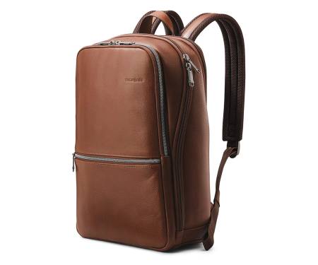 Рюкзак Samsonite Classic Leather Slim Backpack Brown