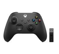 Геймпад Microsoft Xbox Series X Wireless Controller Carbon Black + Wireless Adapter for Windows 10