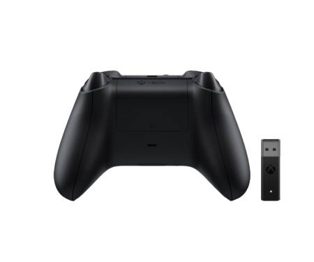 Геймпад Microsoft Xbox Series X Wireless Controller Carbon Black + Wireless Adapter for Windows 10