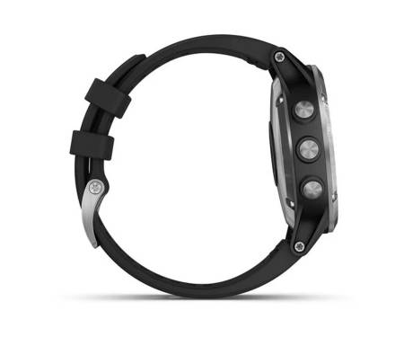 Спортивные часы Garmin fenix 5 Plus Silver with Black Band (010-01988-11)