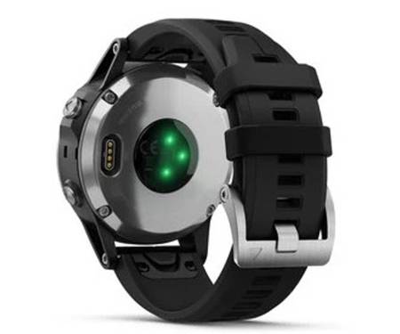 Спортивные часы Garmin fenix 5 Plus Silver with Black Band (010-01988-11)