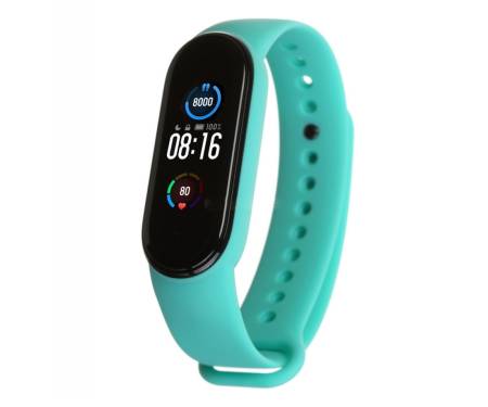 Ремешок для браслета Xiaomi Mi Band 5 Silicone Mint