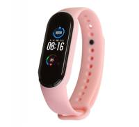 Ремешок для браслета Xiaomi Mi Band 5 Silicone Pink