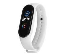 Ремешок для браслета Xiaomi Mi Band 5/6 Silicone White
