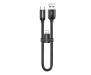 Кабель Baseus U-shaped Portable Type-C/Lightning (0.23m) Black (CALUTC-01)