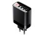 Сетевое зарядное устройство Baseus Mirror Lake Digital Display Travel Charger 30W 4USB Black (CCJMHB-B01)