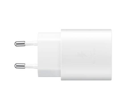 Сетевое зарядное устройство SAMSUNG 25W Travel Adapter w/o cable (White) EP-TA800NWEGRU