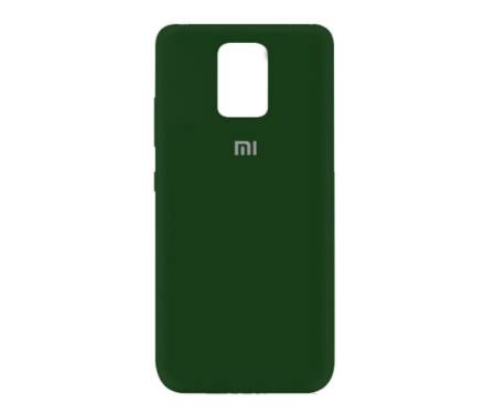Чехол для Xiaomi Redmi Note 9S/Note 9 Pro/Note 9 Pro Max Silicone case Dark Green