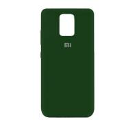 Чехол для Xiaomi Redmi Note 9S/Note 9 Pro/Note 9 Pro Max Silicone case Dark Green
