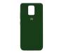Чехол для Xiaomi Redmi Note 9S/Note 9 Pro/Note 9 Pro Max Silicone case Dark Green