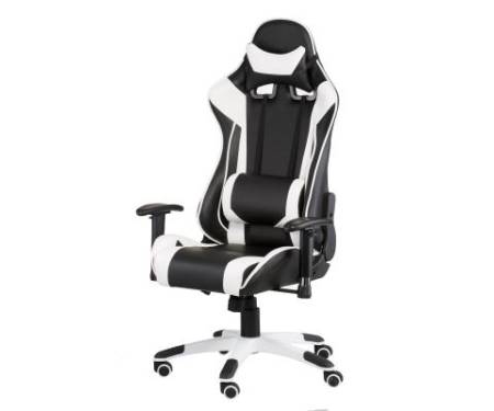 Кресло игровое Special4You ExtremeRace black/white (000002299)
