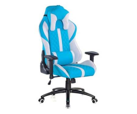 Кресло игровое Special4You ExtremeRace light blue/white (000004111)