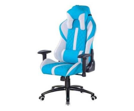 Кресло игровое Special4You ExtremeRace light blue/white (000004111)