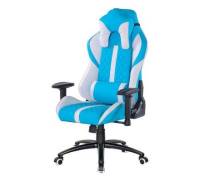 Кресло игровое Special4You ExtremeRace light blue/white (000004111)