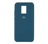 Чехол для Xiaomi Redmi Note 9 Silicone case Deep Lake Blue