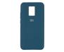 Чехол для Xiaomi Redmi Note 9 Silicone case Deep Lake Blue