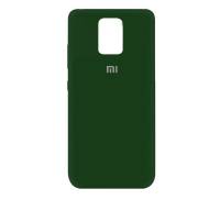 Чехол для Xiaomi Redmi Note 9 Silicone Case Dark Green