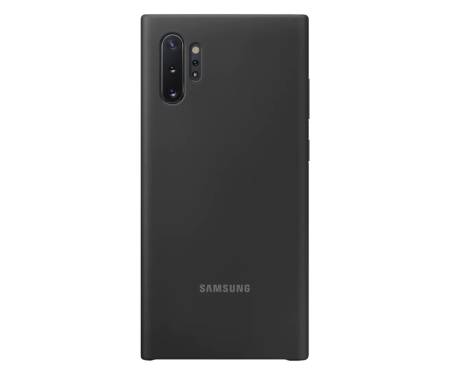 Чехол для Samsung Note 10 Plus Silicone case Charcoal Black
