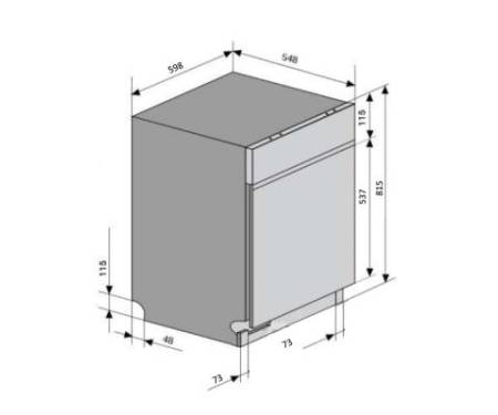Посудомоечная машина VENTOLUX DW 6012 4M PP