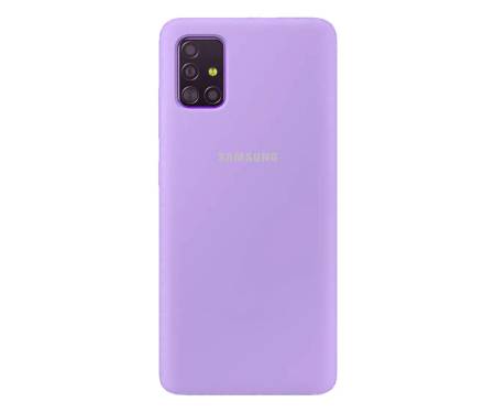 Чехол для Samsung Galaxy A51 Silicone case Lilac