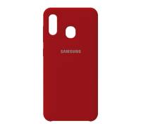 Чехол для Samsung Galaxy A30 Silicone Cover Rose Red