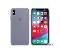 Чехол для Apple iPhone XS Max Silicone Case Lavender Gray Lux Copy
