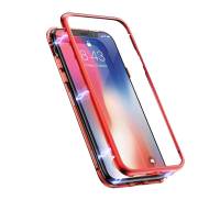 Чехол для Apple iPhone XR Metall Magnetic Case Red
