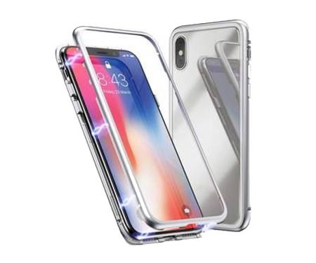 Чехол для Apple iPhone XR Metall Magnetic Case Grey
