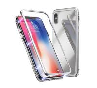 Чехол для Apple iPhone XR Metall Magnetic Case Grey