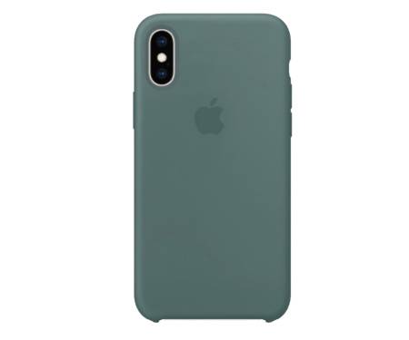 Чехол для Apple iPhone X/XS Silicone Case Pine Green Copy