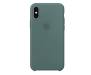 Чехол для Apple iPhone X/XS Silicone Case Pine Green Copy