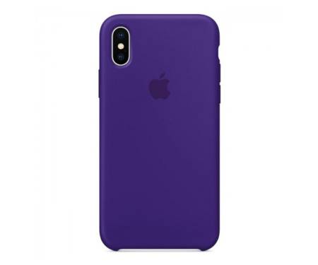 Чехол для Apple iPhone X Silicone Case Violet Copy