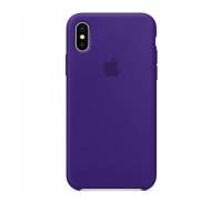 Чехол для Apple iPhone X Silicone Case Violet Copy