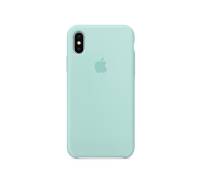 Чехол для Apple iPhone X Silicone Case Marine Green Lux Copy