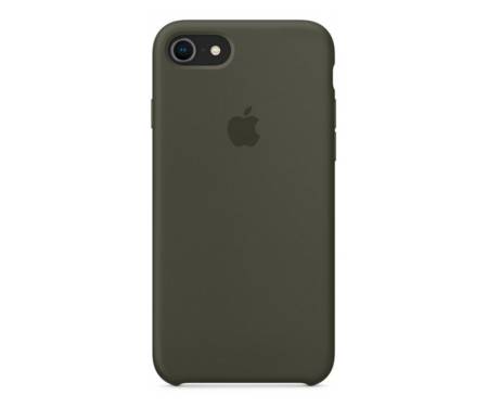 Чехол для Apple iPhone 7/8 Silicone Case Dark Olive Lux Copy